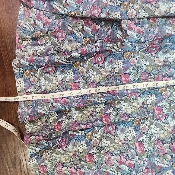 WOMENS Vintage  60s -70sCottage  Garden Core  Midi Floral Maxi Dress. Si… - Picture 10 of 12